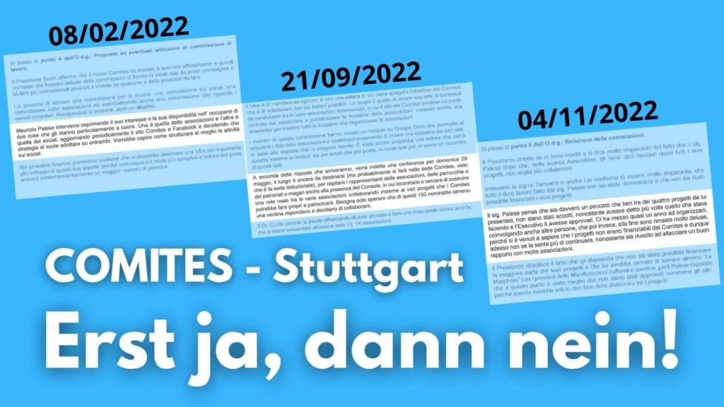Erst ja, dann nein! r